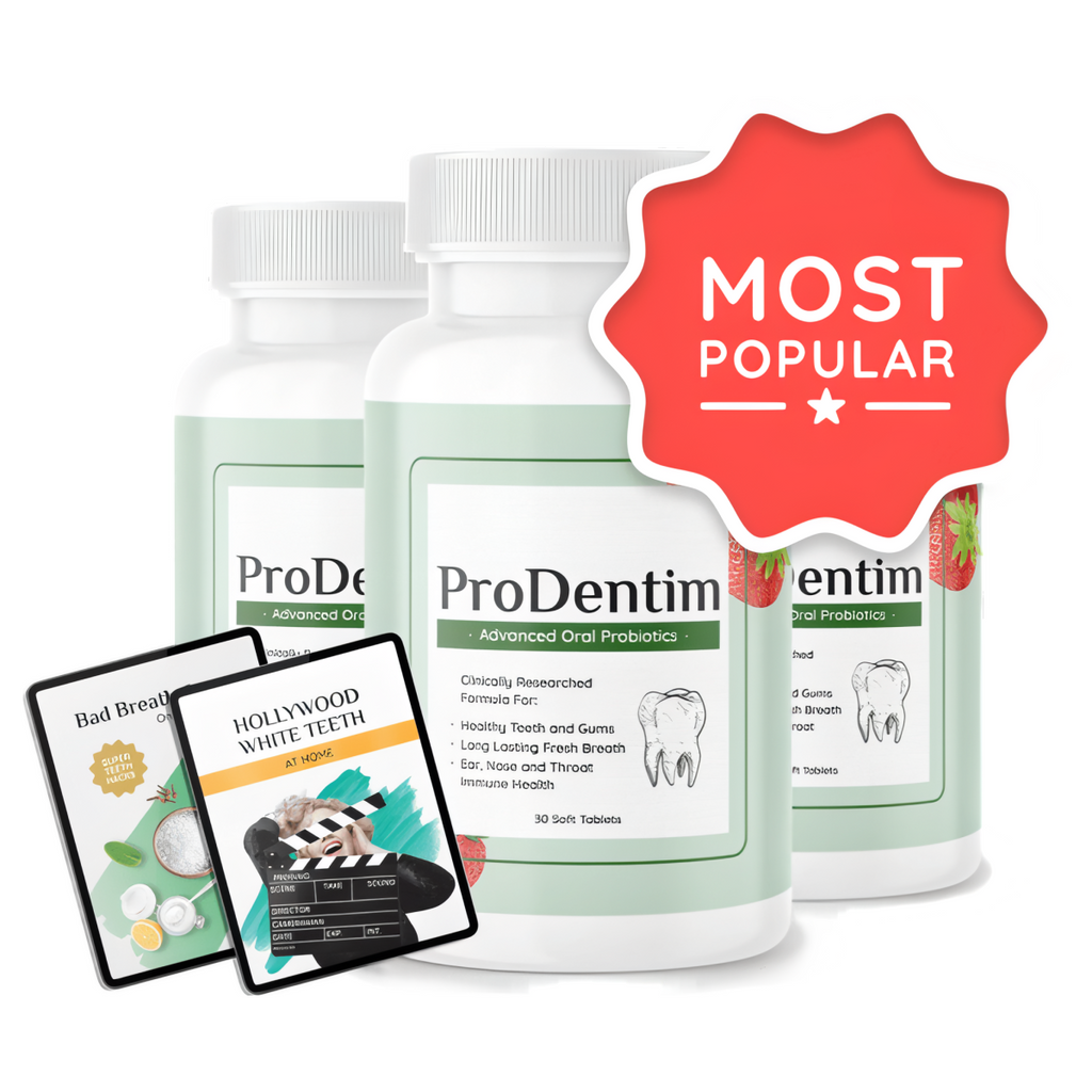 ProDentim - 3 Bottles + 2  Ebooks
